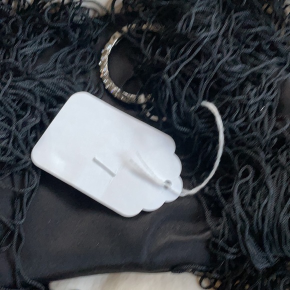 Black reversible frange Pochette - Picture 8 of 8